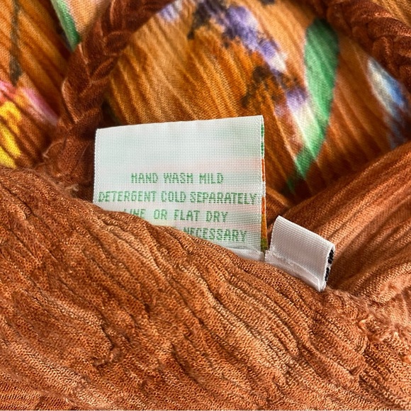 Pineapple Moon Tropical Crinkle Beach Dress OS - Picture 6 of 6